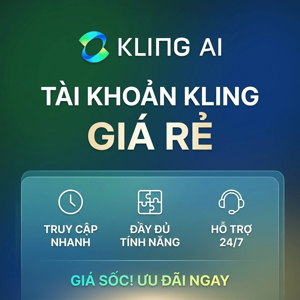 Tài khoản Kling AI Giá Rẻ Có Sẵn Credit  - Mua hộ