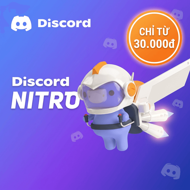 Tài khoản Discord Nitro Giá rẻ - Nâng chính chủ - Hỗ trợ đăng ký