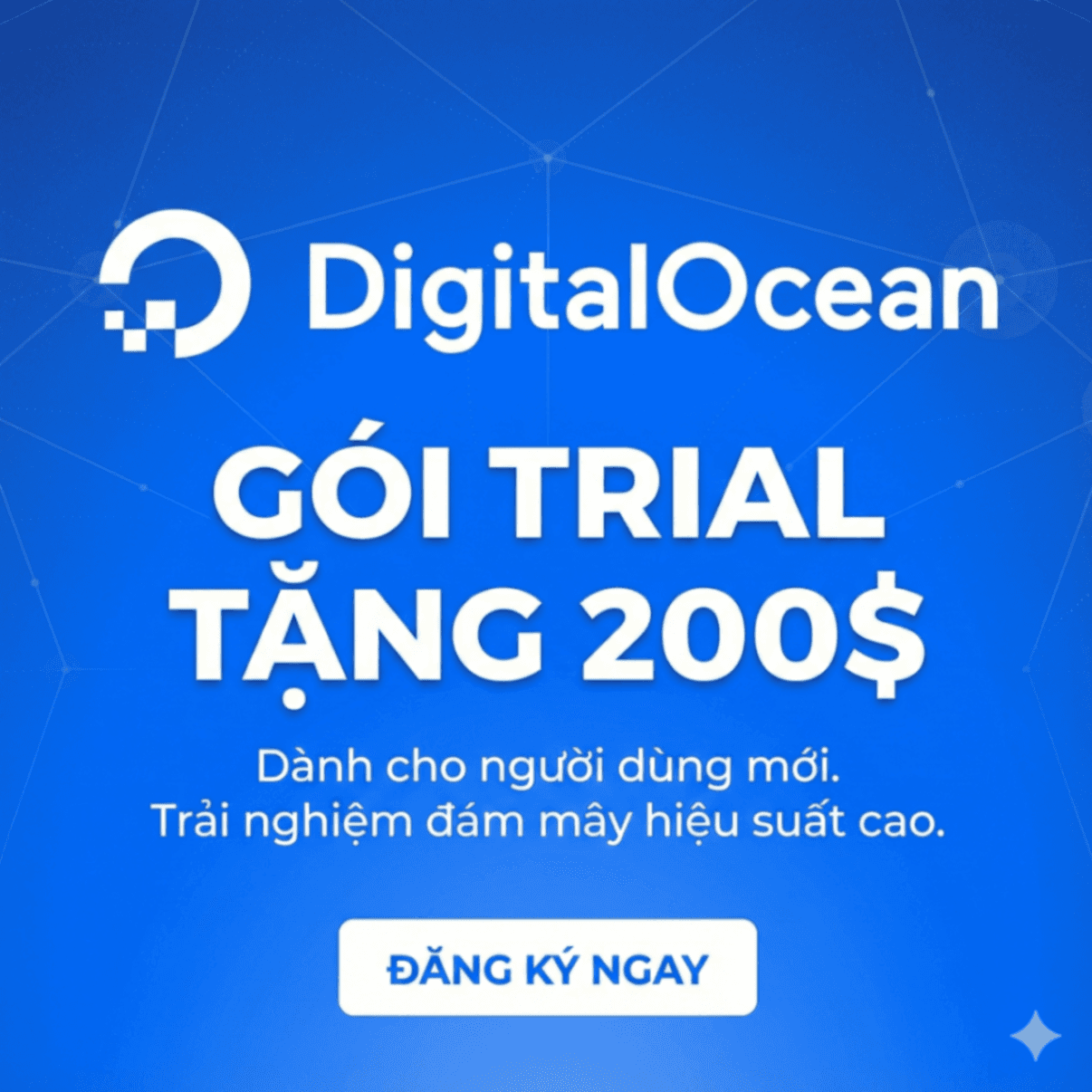 Tài khoản DigitalOcean Trial 200$ - Giá rẻ - Bảo Hành - Hướng dẫn