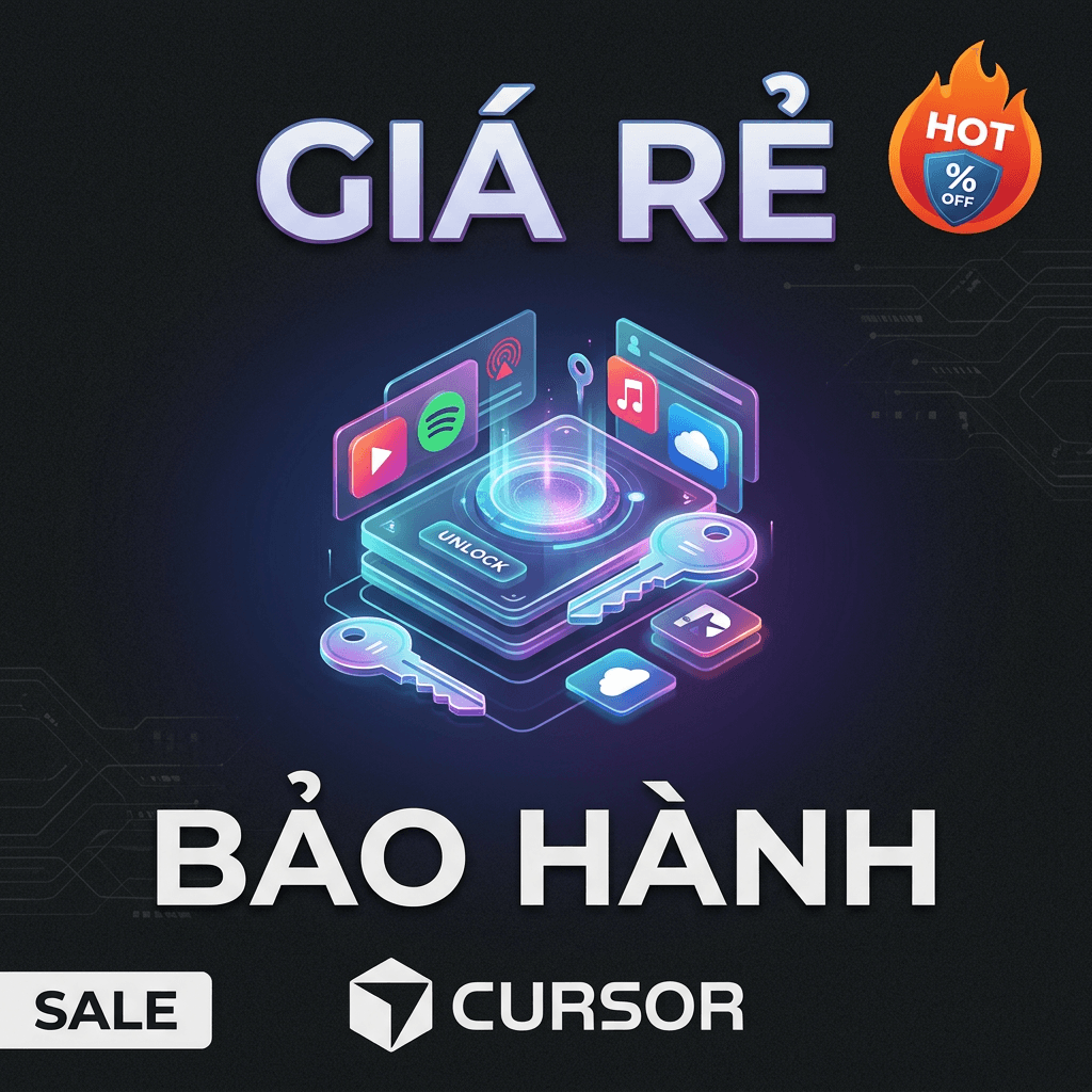 Tài khoản Cursor Pro - Cursor Ultra Giá rẻ - Bảo hành full